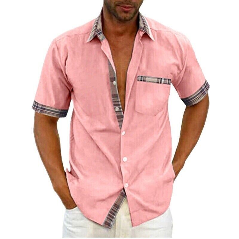 Oliver Shirt | Stylish & Comfortable-Pink-S-State of Style