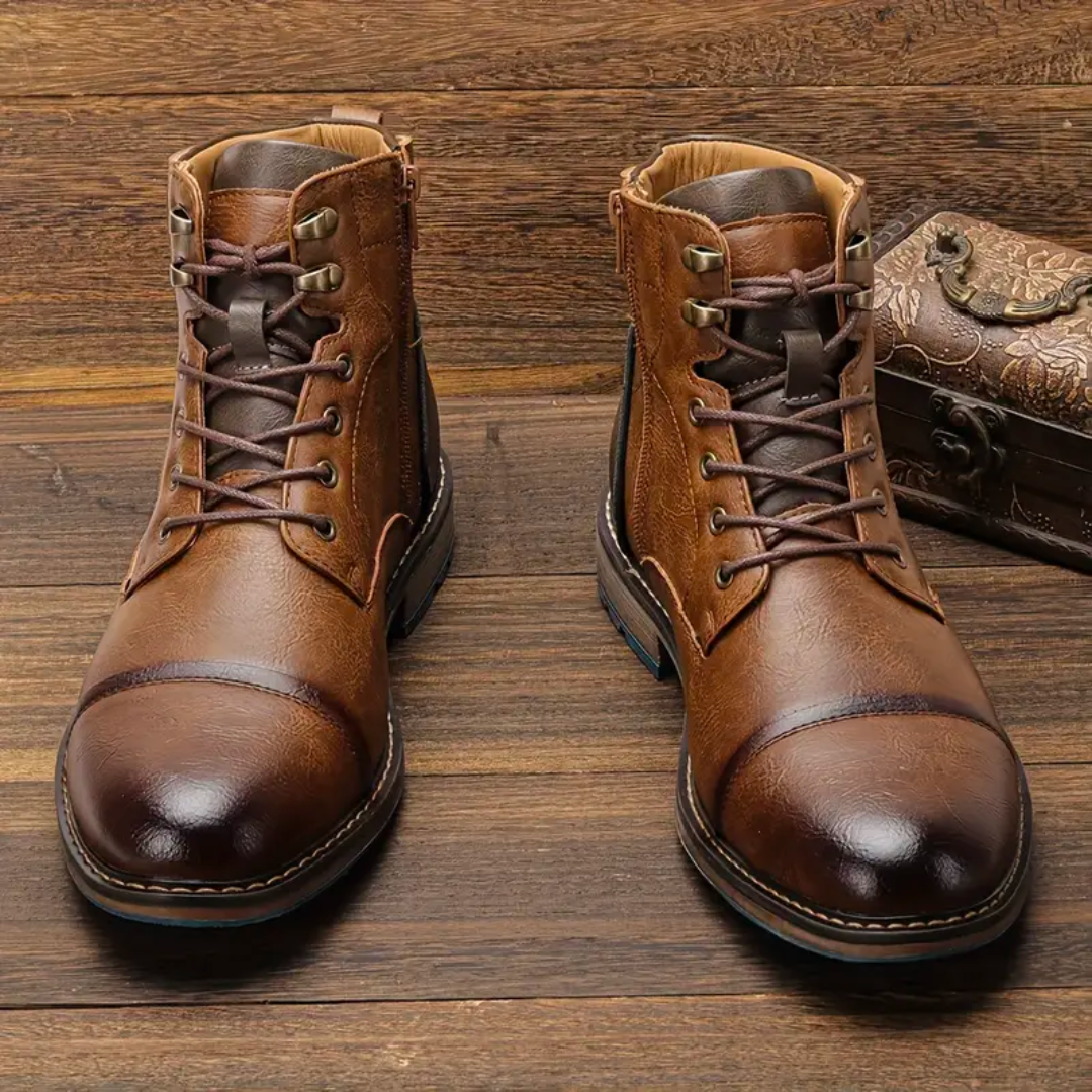 Oliver Vintage Leather Men's Shoes-10-State of Style