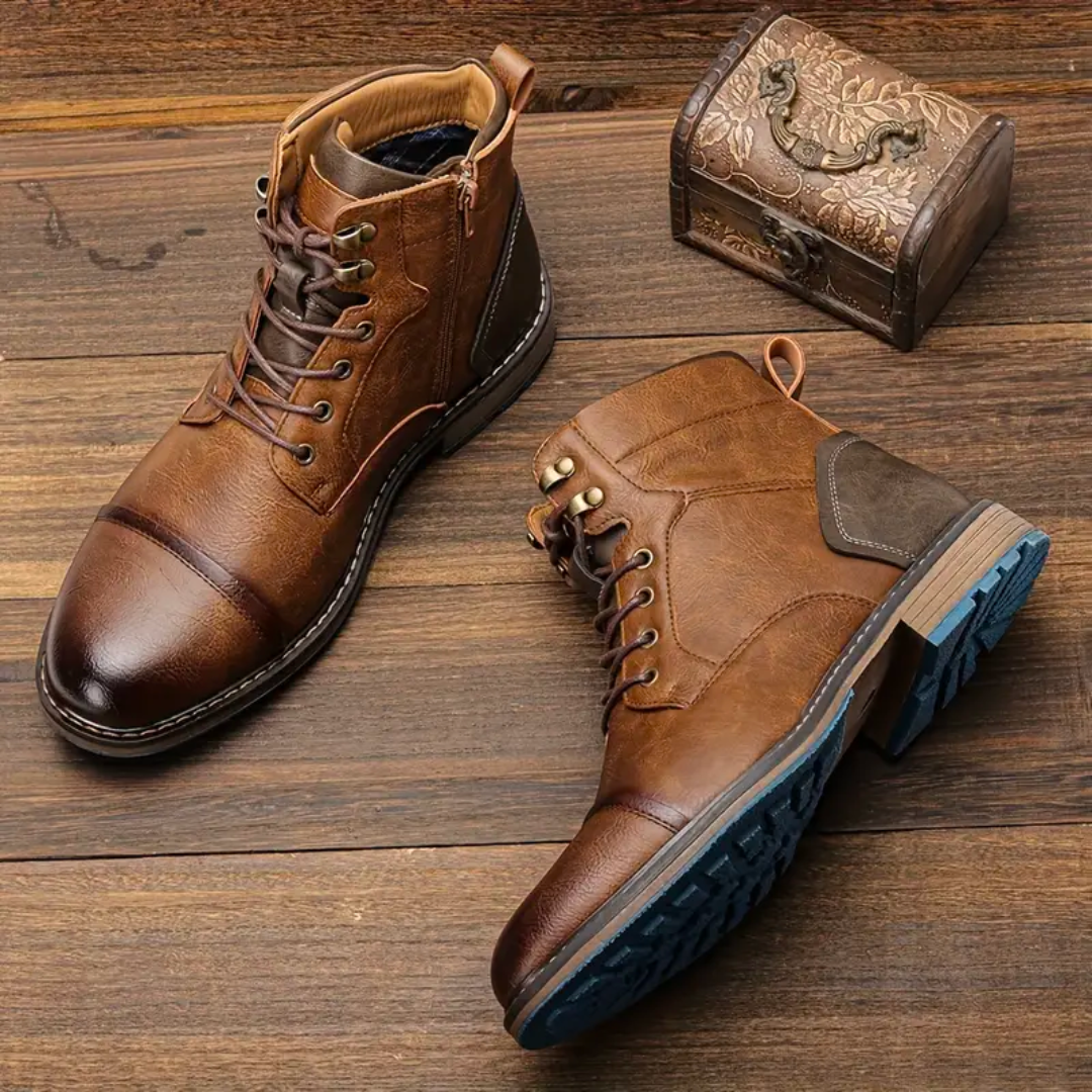 Oliver Vintage Leather Men's Shoes-10-State of Style