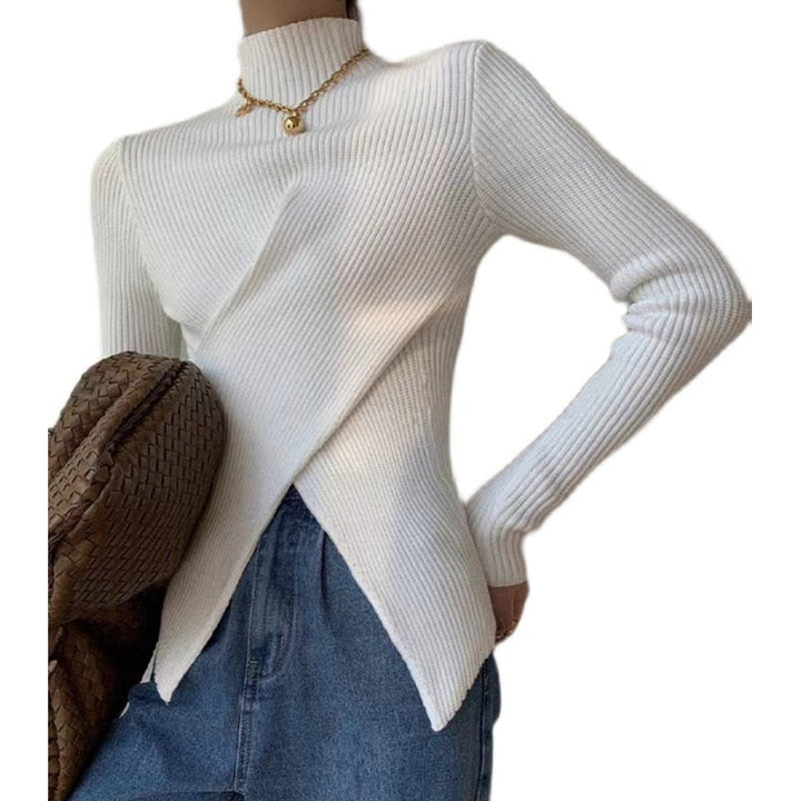 Ollies Sweater – Women's Turtleneck Sweater with a Flattering Fit-Black-One Size-State of Style