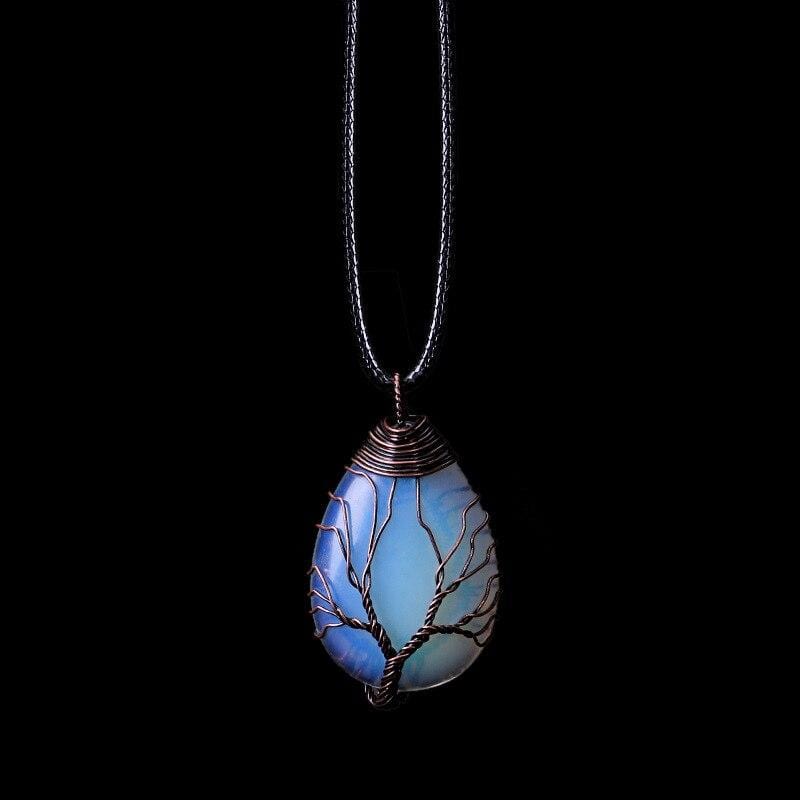 Opal Drop Necklace - Elisia-State of Style
