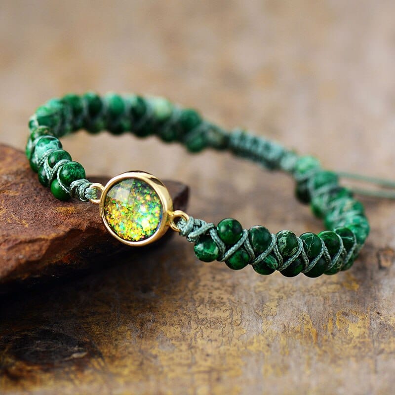 Opal & Jasper Earth Bracelet - Gaia-State of Style