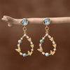 Elemental Opal Waterdrop Earrings - Elyra