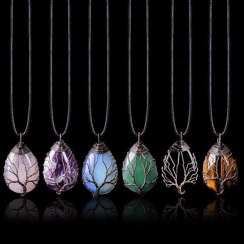 Opalite Drop Necklace - Elisia-State of Style