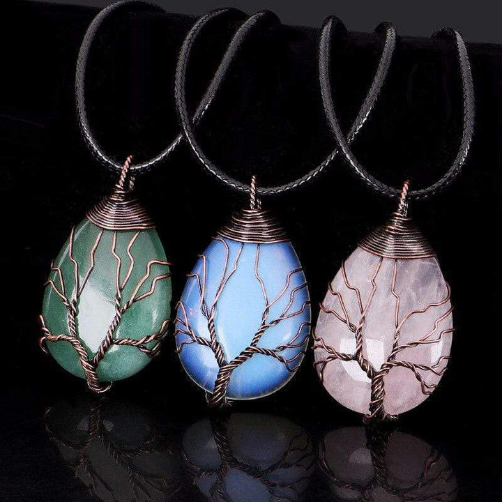 Opalite Drop Necklace - Elisia-State of Style