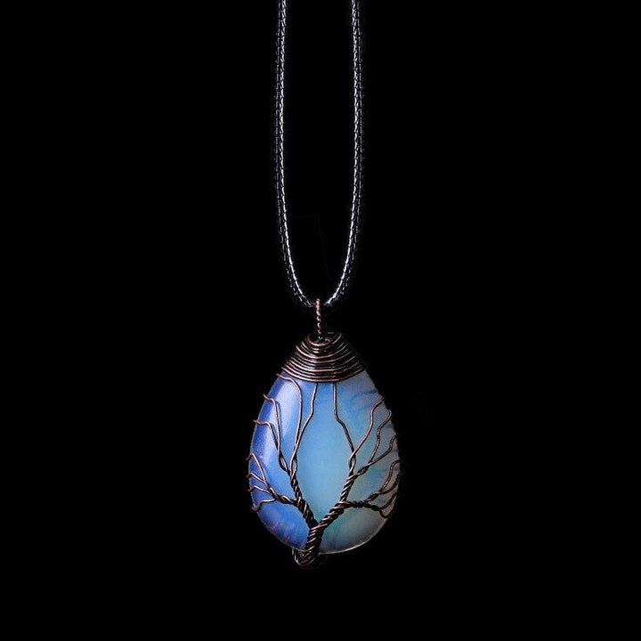 Opalite Drop Necklace - Elisia-State of Style