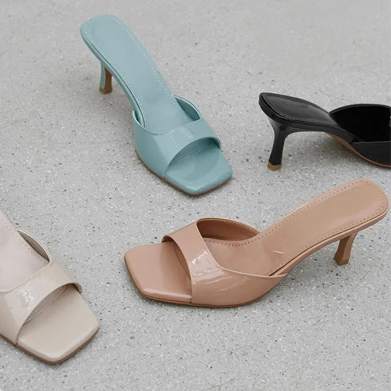 Open back mules for women – Mirella-Camel-3-State of Style