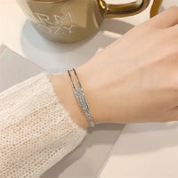 Open Cuff Bracelet | 925 Sterling Silver | Zirconia-State of Style
