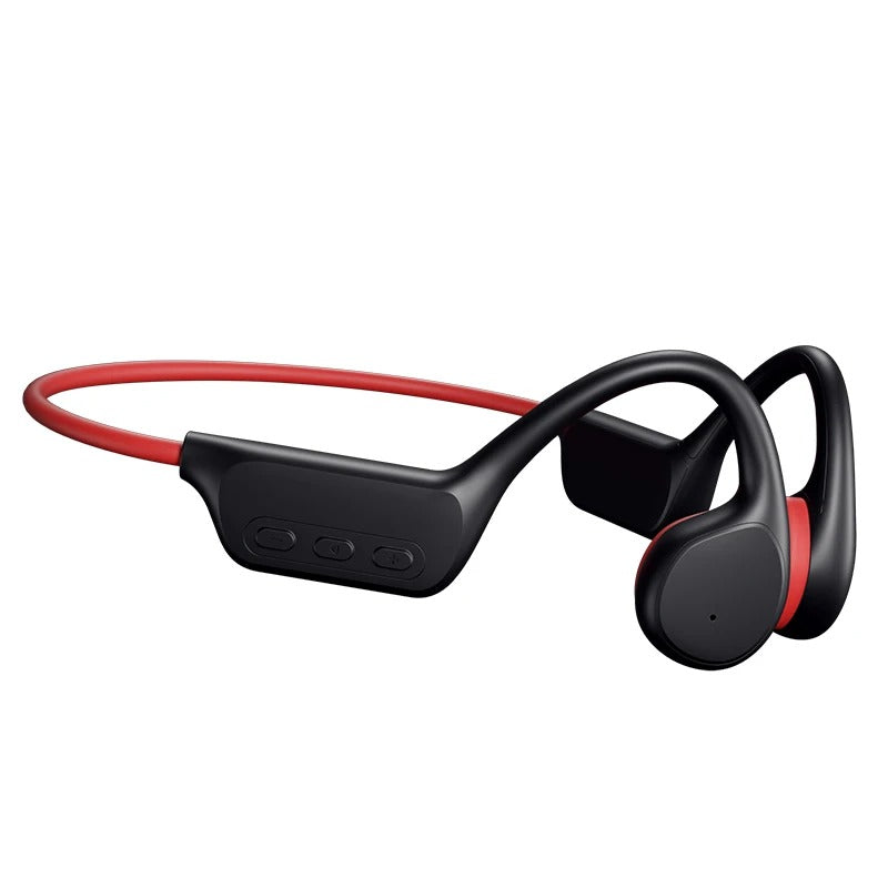 Open-Ear Headphones for Safe Cycling & Running - SafeSound-Black Red-State of Style