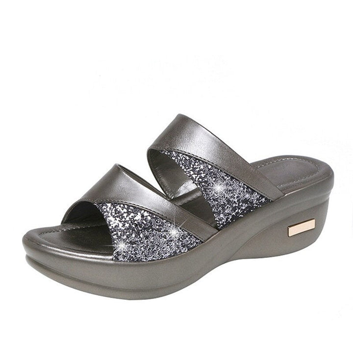 OpenToe – Women's Cosy & Stylish Open-Toe Slippers-Grey-4.5-State of Style