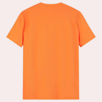 Orange Men's T-Shirt with Round Neck – Jaron-S-State of Style
