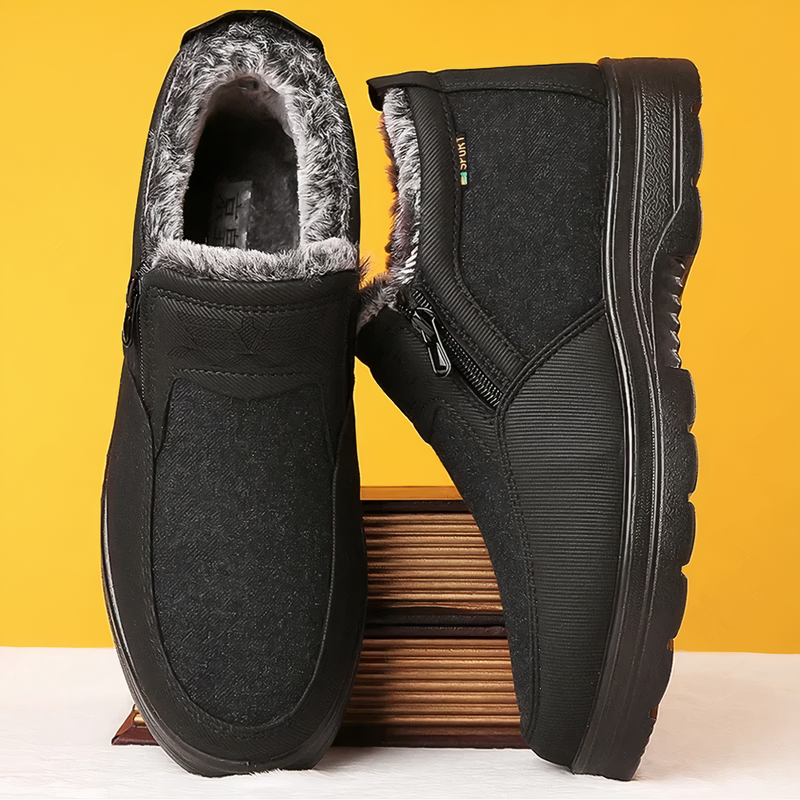 Orion Orthopaedic Men's Winter Shoes-Black-4-State of Style