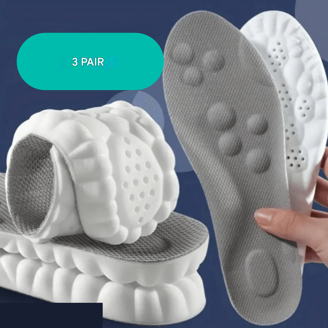 Orthopaedic 4D Insoles - FlexiFit-6 pairs-3.0 - 3.5-State of Style