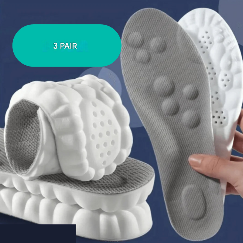 Orthopaedic 4D Insoles - FlexiFit-6 pairs-3.0 - 3.5-State of Style