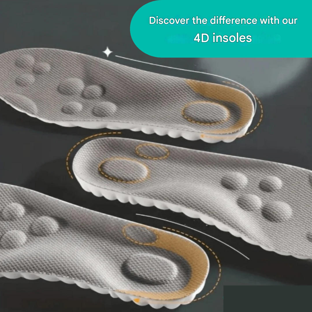 Orthopaedic 4D Insoles - FlexiFit-6 pairs-3.0 - 3.5-State of Style