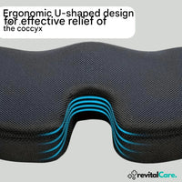 Orthopaedic 4D Seat Cushion - PosturePlus-Black-1 Pillow-State of Style