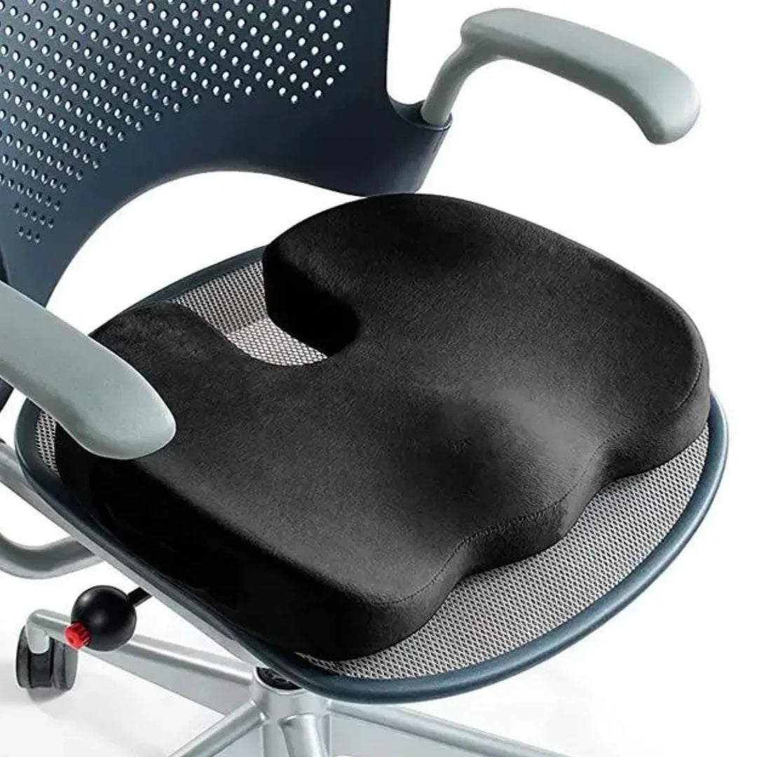 Orthopaedic 4D Seat Cushion - PosturePlus-Black-1 Pillow-State of Style