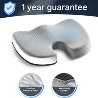 Orthopaedic 4D Seat Cushion - PosturePlus-Black-1 Pillow-State of Style