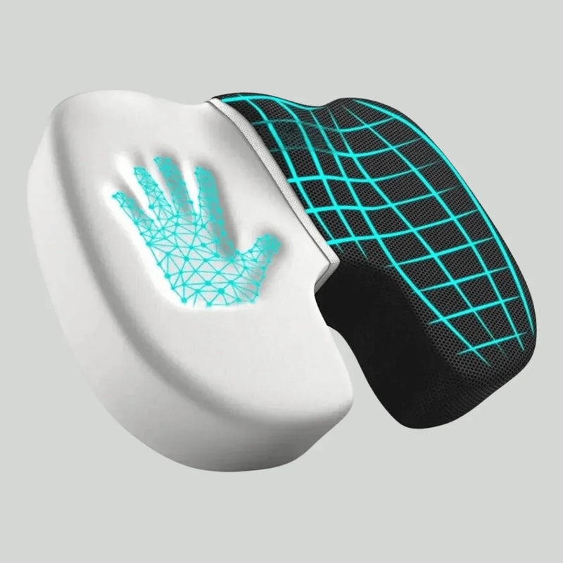 Orthopaedic 4D Seat Cushion - PosturePlus-Black-1 Pillow-State of Style