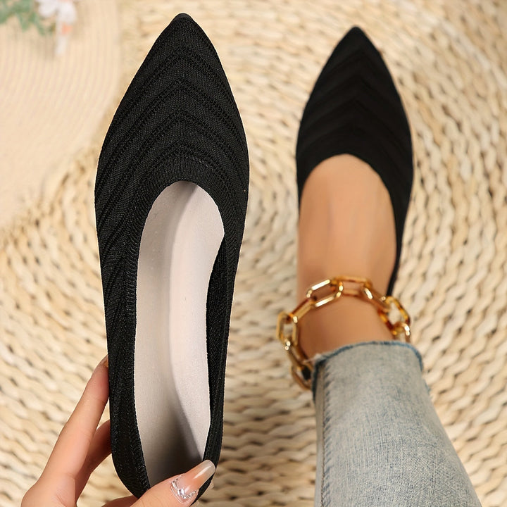 Orthopaedic Apricot Flats – Eva-Black-5-State of Style