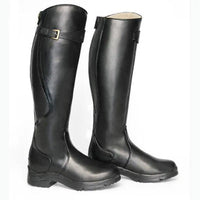 Orthopaedic Boots with Buckle Details - Elara-Dark brown-3.0-State of Style