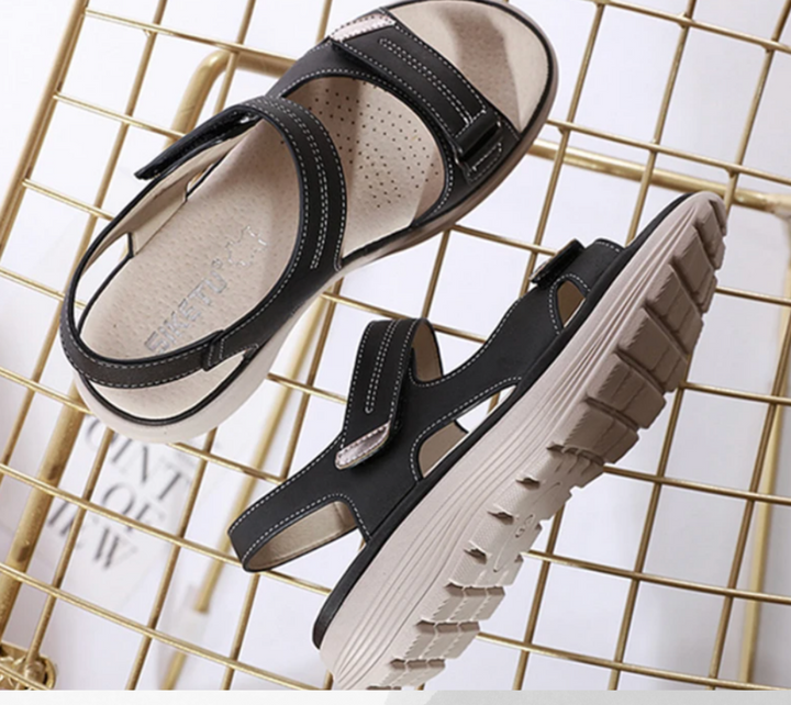 Orthopaedic bunion sandals for women – Celina-Black-3-State of Style
