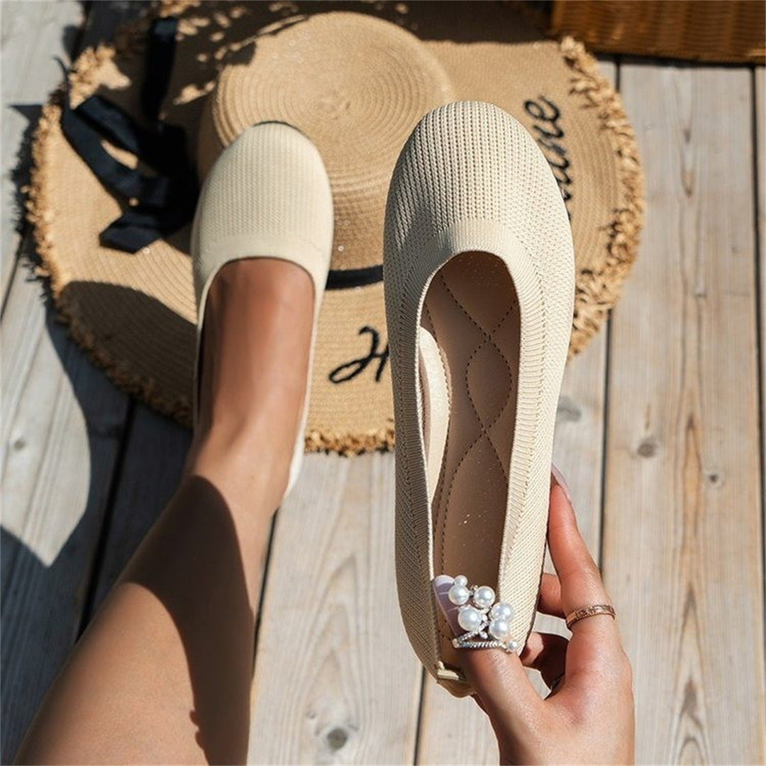 Orthopaedic comfort ballerinas – Camille-White-3-State of Style