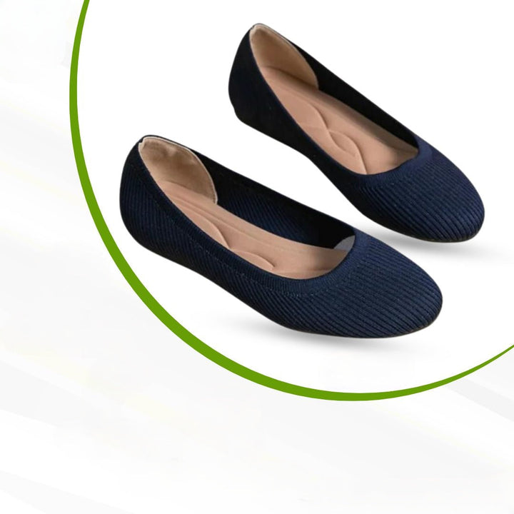 Orthopaedic Comfort Ballerinas – Melina-Azure blue-3.5-State of Style