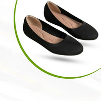 Orthopaedic Comfort Ballerinas – Melina-Velvet black-3.5-State of Style