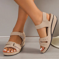 Orthopaedic comfort sandals for women – Vivienne-Beige-3-State of Style