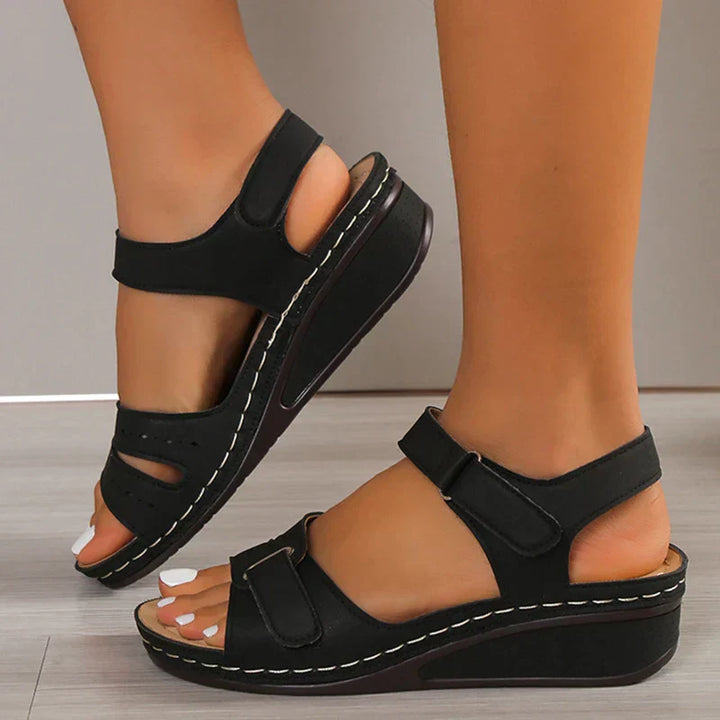 Orthopaedic comfort sandals for women – Vivienne-Black-3-State of Style