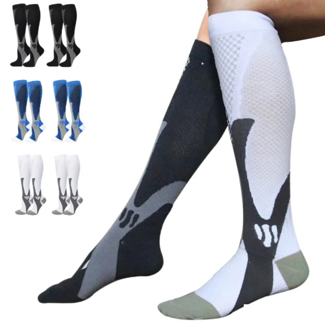 Orthopaedic Compression Socks - ActiveSupport-3 Pair Mix-2.5 - 4.5 (S/M)-3 Pairs-State of Style