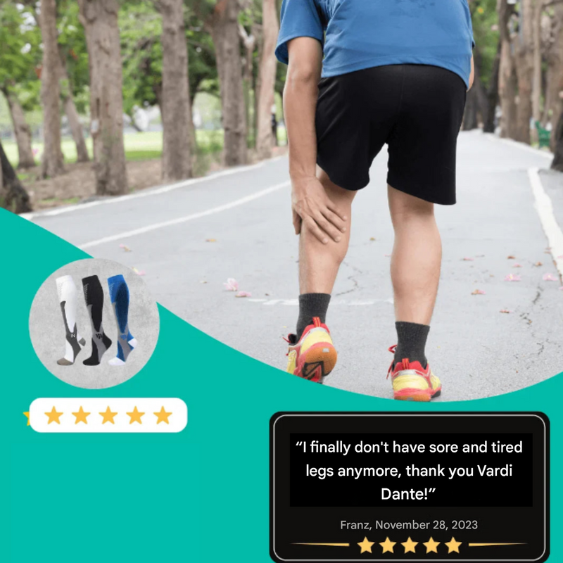 Orthopaedic Compression Socks - ActiveSupport-Black-2.5 - 4.5 (S/M)-1 Pair-State of Style