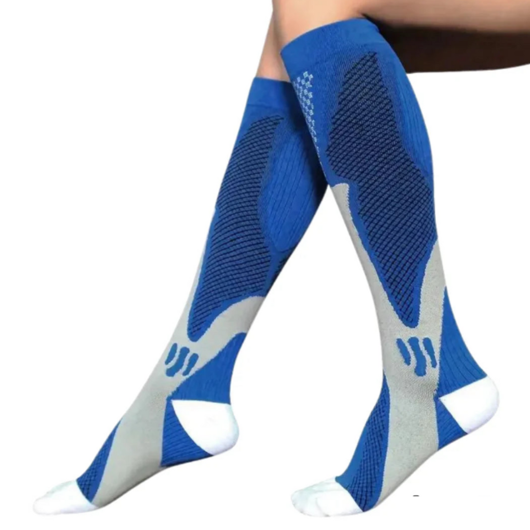 Orthopaedic Compression Socks - ActiveSupport-Blue-2.5 - 4.5 (S/M)-1 Pair-State of Style