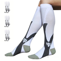 Orthopaedic Compression Socks - ActiveSupport-White-2.5 - 4.5 (S/M)-3 Pairs-State of Style