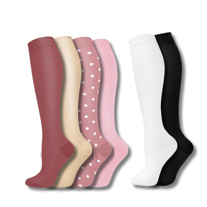 Orthopaedic Compression Socks (Ladies) - VitalEase-10 (4+2 FREE)-3.5 - 6.5 (S/M)-State of Style