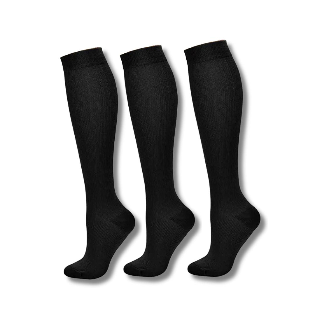 Orthopaedic Compression Socks (Ladies) - VitalEase-2 (2+1 FREE)-3.5 - 6.5 (S/M)-State of Style