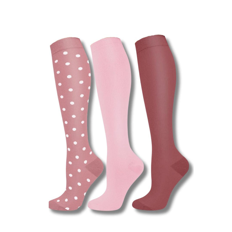 Orthopaedic Compression Socks (Ladies) - VitalEase-4 (2+1 FREE)-3.5 - 6.5 (S/M)-State of Style