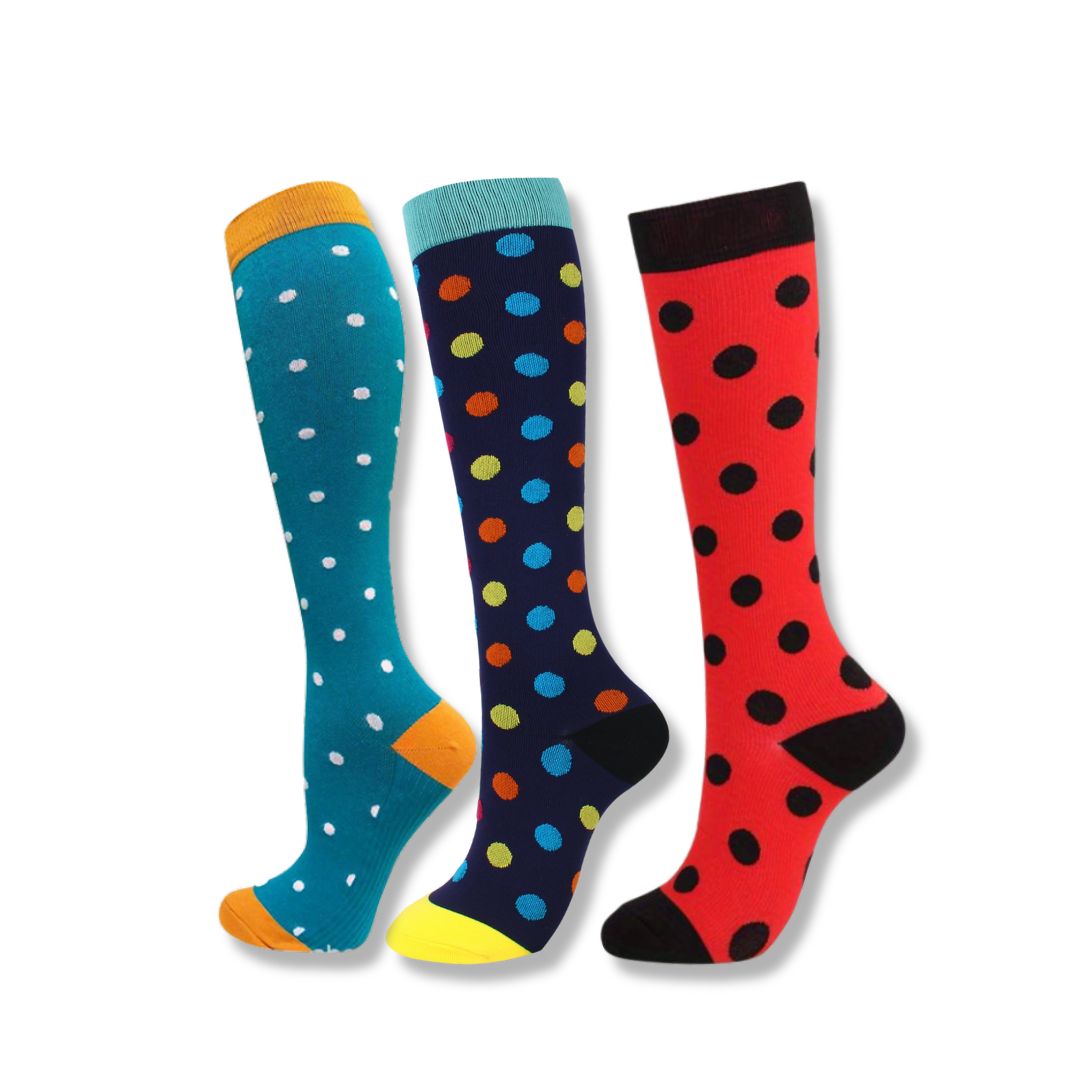 Orthopaedic Compression Socks (Ladies) - VitalEase-6 (2+1 FREE)-3.5 - 6.5 (S/M)-State of Style