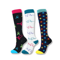 Orthopaedic Compression Socks (Ladies) - VitalEase-8 (2+1 FREE)-3.5 - 6.5 (S/M)-State of Style