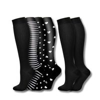 Orthopaedic Compression Socks (Ladies) - VitalEase-9 (4+2 FREE)-3.5 - 6.5 (S/M)-State of Style