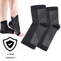 Orthopaedic Compression Socks - RevitaStep-Black-3.0 - 5.0-1x Pair-State of Style