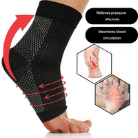 Orthopaedic Compression Socks - RevitaStep-Black-3.0 - 5.0-1x Pair-State of Style