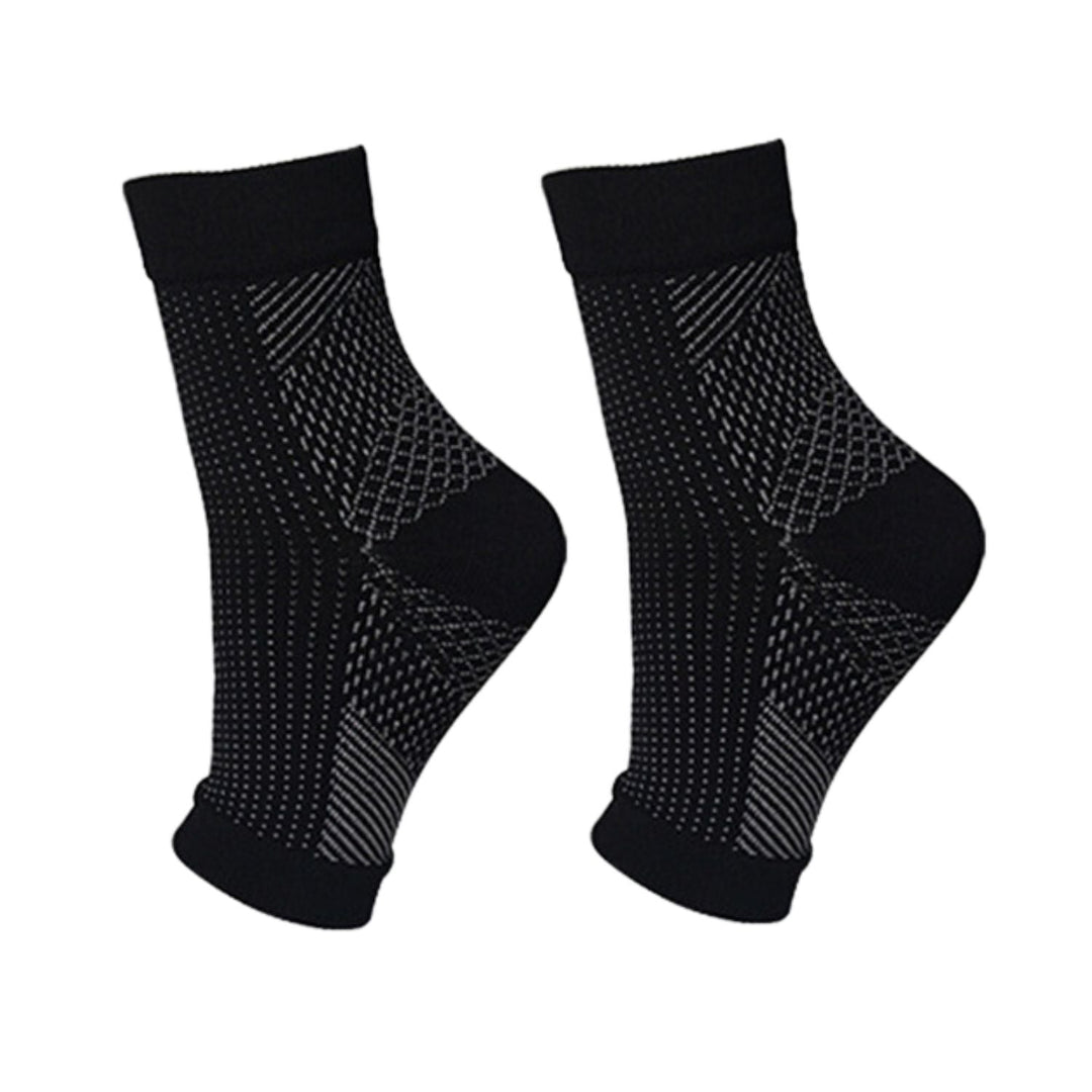 Orthopaedic Compression Socks - RevitaStep-Black-3.0 - 5.0-1x Pair-State of Style