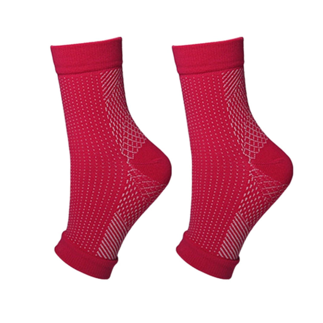 Orthopaedic Compression Socks - RevitaStep-Red-3.0 - 5.0-1x Pair-State of Style