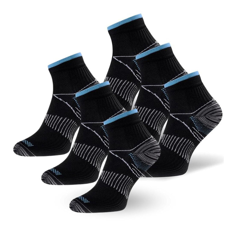 Orthopaedic Compression Socks - SlimSupport PRO 2.0-Black (3+3 FREE)-3.0 - 6.5 (S/M)-State of Style