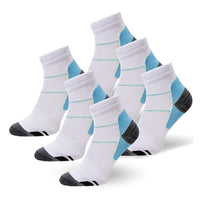 Orthopaedic Compression Socks - SlimSupport PRO 2.0-White (3+3 FREE)-3.0 - 6.5 (S/M)-State of Style