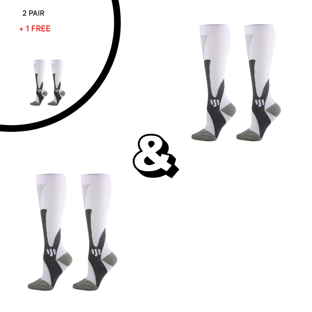 Orthopaedic Compression Socks - VitalForce-Black-1x Pair-S-M (2.5 - 4.5)-State of Style