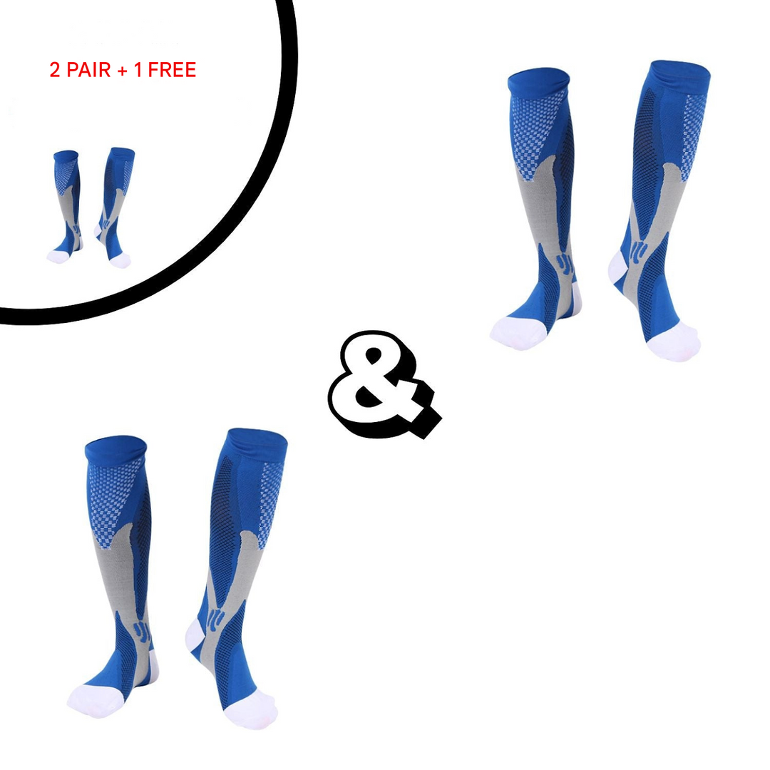 Orthopaedic Compression Socks - VitalForce-Black-1x Pair-S-M (2.5 - 4.5)-State of Style