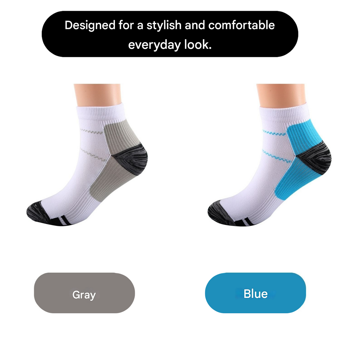 Orthopaedic Compression Socks - VitalStep-1x Pair-Blue-2.5 - 6.0-State of Style